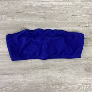 No Boundaries Blue Bandeaus Bra